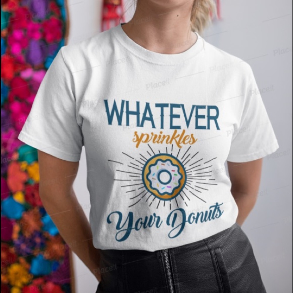 Women’s Whatever Sprinkles tour Donuts Tee